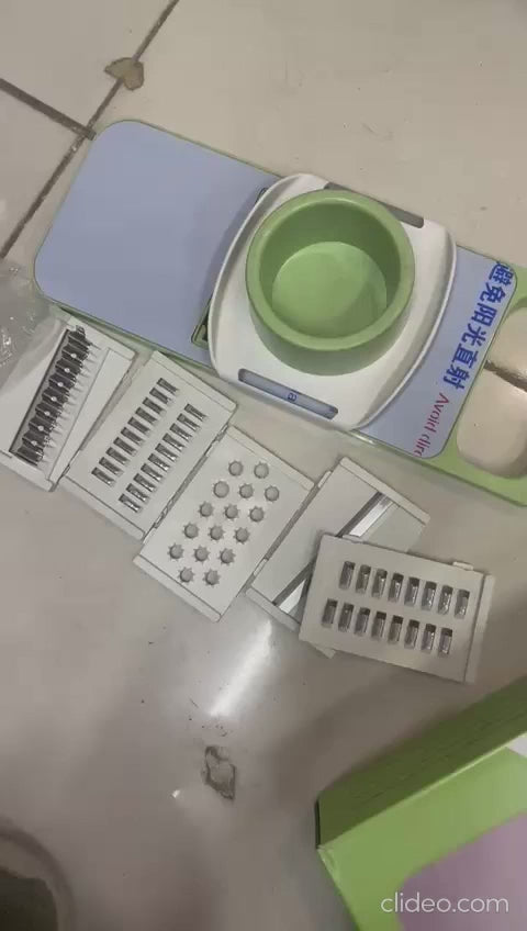 5in1 Vegetable Cutter | Multifunctional Stainless Steel Vegetable Cutter & Slicer | Kitchen Tool